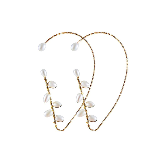 Pearl Vintage Ear Cuff Earrings