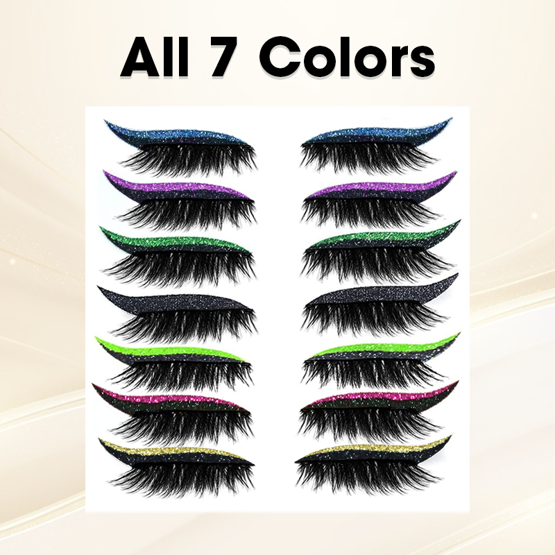Biancat™ GlitzWink Cat Eyeliner Lashes Sticker