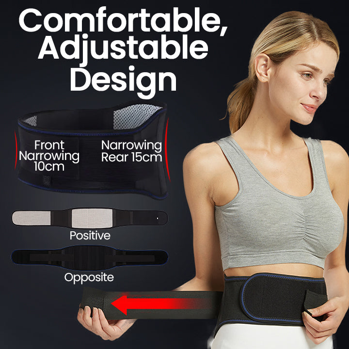 Waist belt for outlet pain relief