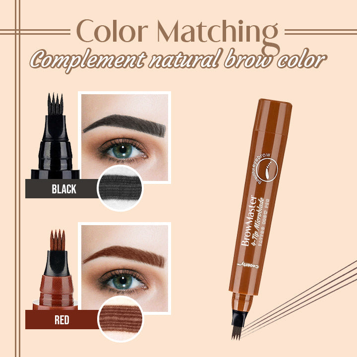 Ceoerty™ BrowMaster 4-Tip Microblade Tattoo Brow Pen